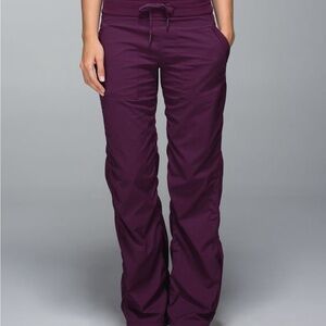 Lululemon Athletica Deep Purple Track Pants